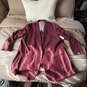 Old Navy Burgundy Blazer NWT
